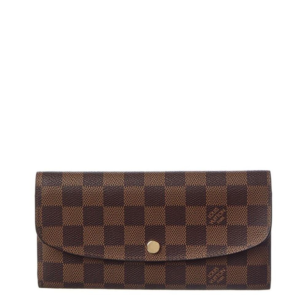 Louis Vuitton Brown Damier Ebene Coated Canvas Emilie (Authentic Pre-Loved)